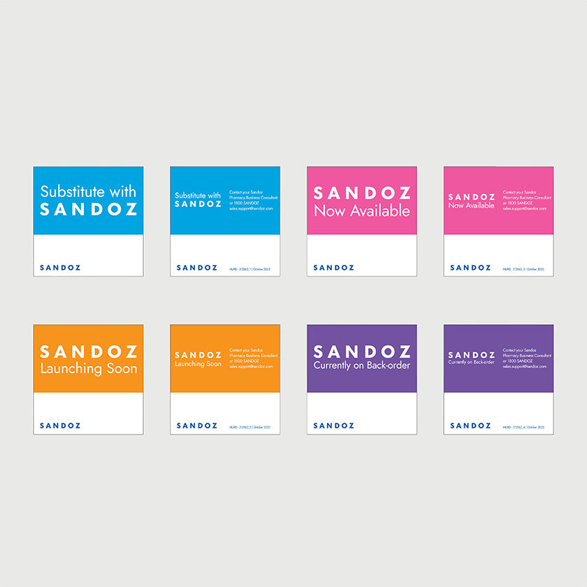 Shelf Tags (set of 4 designs)