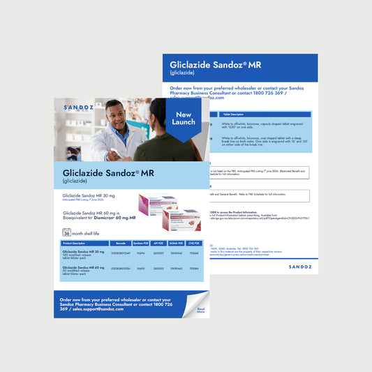 Gliclazide MR 30mg and 60mg Flyer