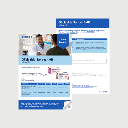 Gliclazide MR 30mg and 60mg Flyer