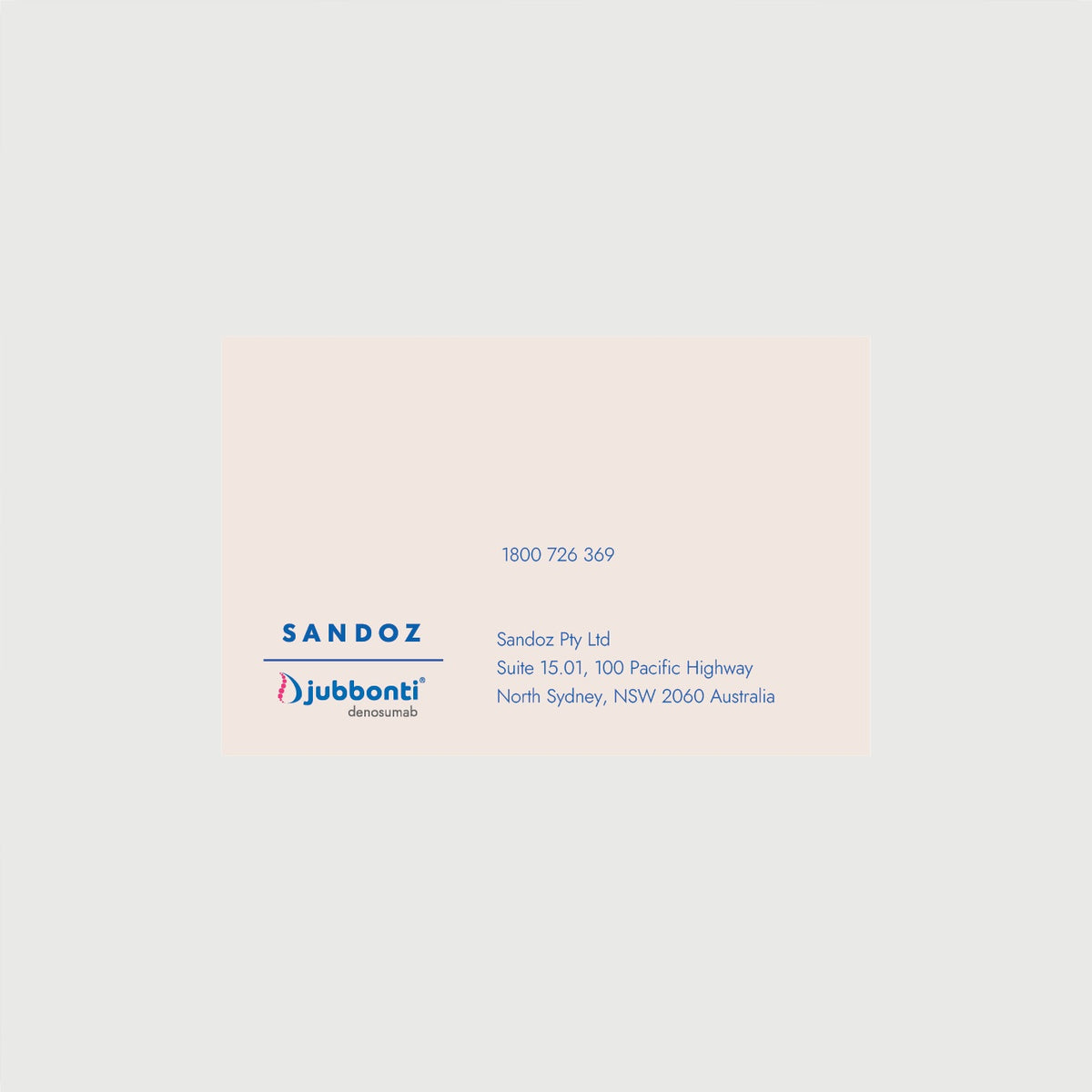 Jubbonti/Denosumab Business Cards