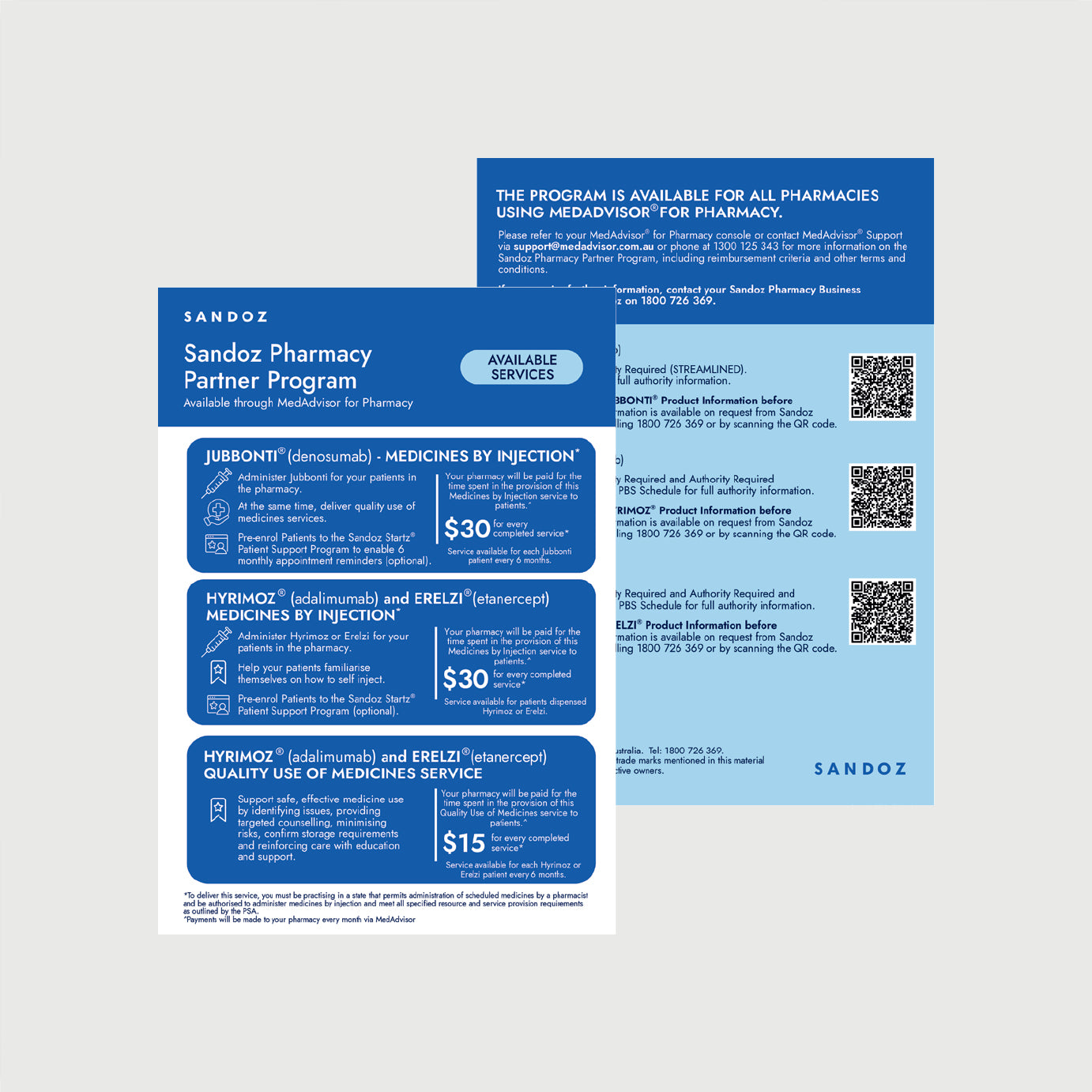 MedAdvisor for Pharmacy A4 Flyer