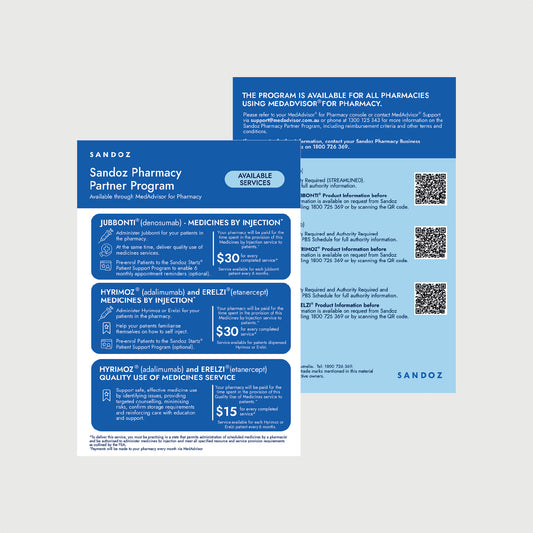 MedAdvisor for Pharmacy A4 Flyer